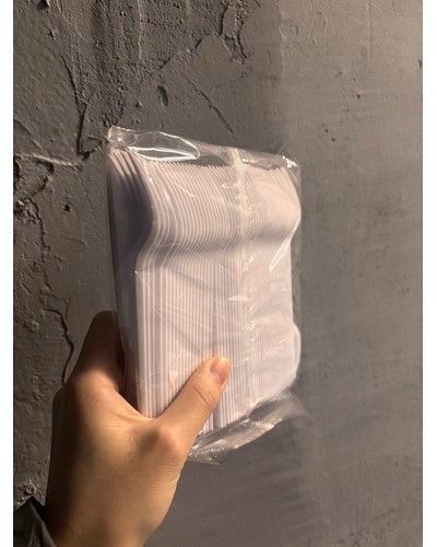 Вилка столовая компакт Эконом Белая 165 мм по 100 шт. отзыв № 51589618-0066-1 от 21.03.2025 15:04:19 фото № 1