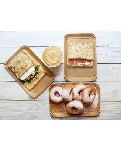 Тарелка бумажная прямоугольная 210×140 мм Крафт отзыв № 0125162922-0977-1 от 12.09.2025 10:56:54 фото № 1