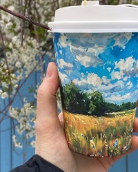 Стакан бумажный ПОЛЕ d=90 350 мл № 29098673-0437-2 03.05.2025 13:16:13 фото № 1