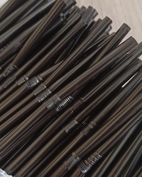 Пластиковые трубочки Черные с изгибом 210 мм d=5 мм № 0111653530-1345-1 23.08.2025 08:21:20 фото № 4