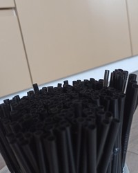 Пластиковые трубочки Черные с изгибом 210 мм d=5 мм № 0111653530-1345-1 23.08.2025 08:21:20 фото № 2