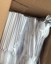 Ложка чайная Эконом PS Белая 125 мм № 0161514664-0052-4 08.03.2025 14:38:25 фото № 1