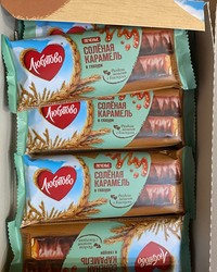 Печенье Любятово сахарное Соленая карамель в глазури 50 г № 94460971-0553-1 20.11.2025 15:36:40 фото № 1