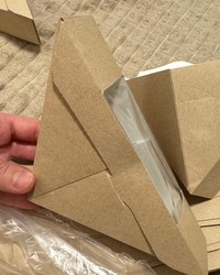 Треугольная упаковка для сэндвича OSQ SANDWICH 40 Крафт картон 126×126×40 мм № 31539266-0909-1 27.06.2025 21:03:02 фото № 1