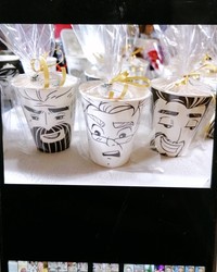 Бумажный стакан Лица d=80 250 мл № 24094684-1493-2 21.07.2024 17:04:31 фото № 1