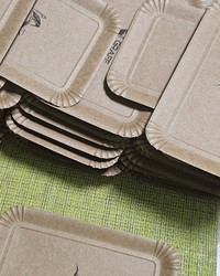 Тарелка бумажная прямоугольная 210×140 мм Крафт № 68523200-0020-1 20.07.2025 15:44:37 фото № 2