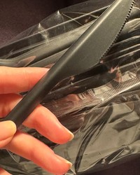 Нож столовый PP Чёрный матовый 178,5 мм № 29109535-0743-1 27.10.2025 23:37:07 фото № 2