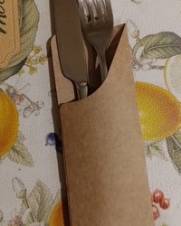 Конверт DoECO POCKET бумажный плоский для столовых приборов 180×60 мм Крафт № 63215873-0124-1 18.10.2025 16:01:58 фото № 1