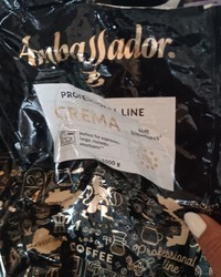 Кофе в зернах Ambassador Crema Professional Espresso Series 1000г № 38734890-0311-1 08.08.2025 13:25:15 фото № 1