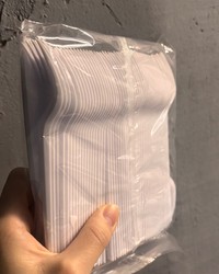 Вилка столовая компакт Эконом Белая 165 мм по 100 шт. № 51589618-0066-1 21.03.2025 15:04:19 фото № 1