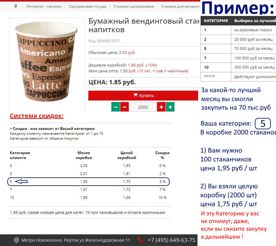 Ваша закрепленная скидка